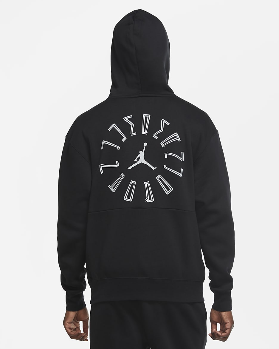 Jordan air hoodie black best sale